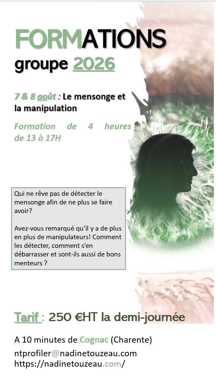 Formation 2026 Nadine Touzeau, sciences du comportement